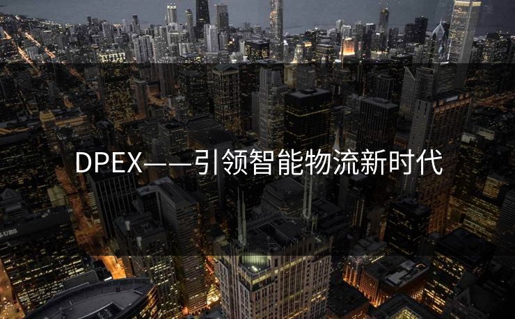 DPEX——引领智能物流新时代